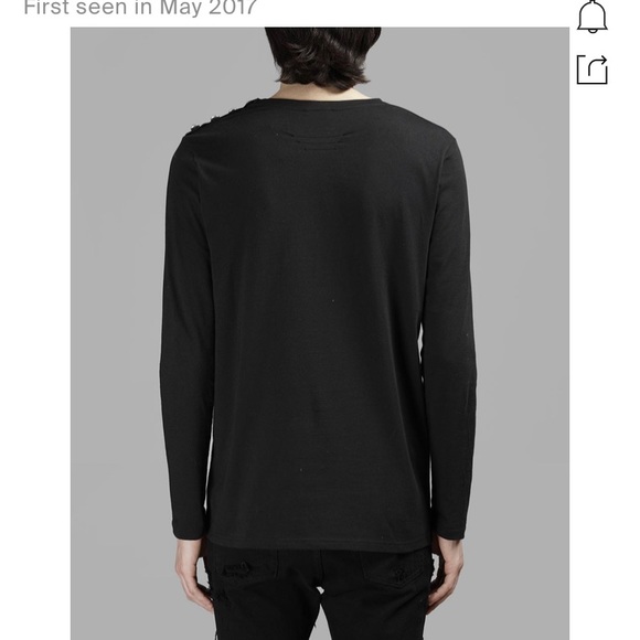 Balmain FW 2017 Black Lion Embroidery Tee - Picture 4 of 14